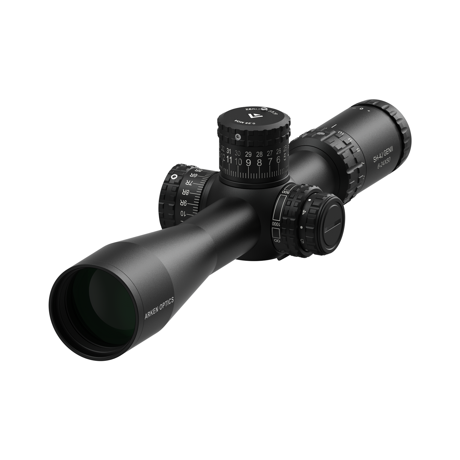 SH4 6-24X50 GEN2 FFP MIL VPR Illuminated Reticle with Zero Stop