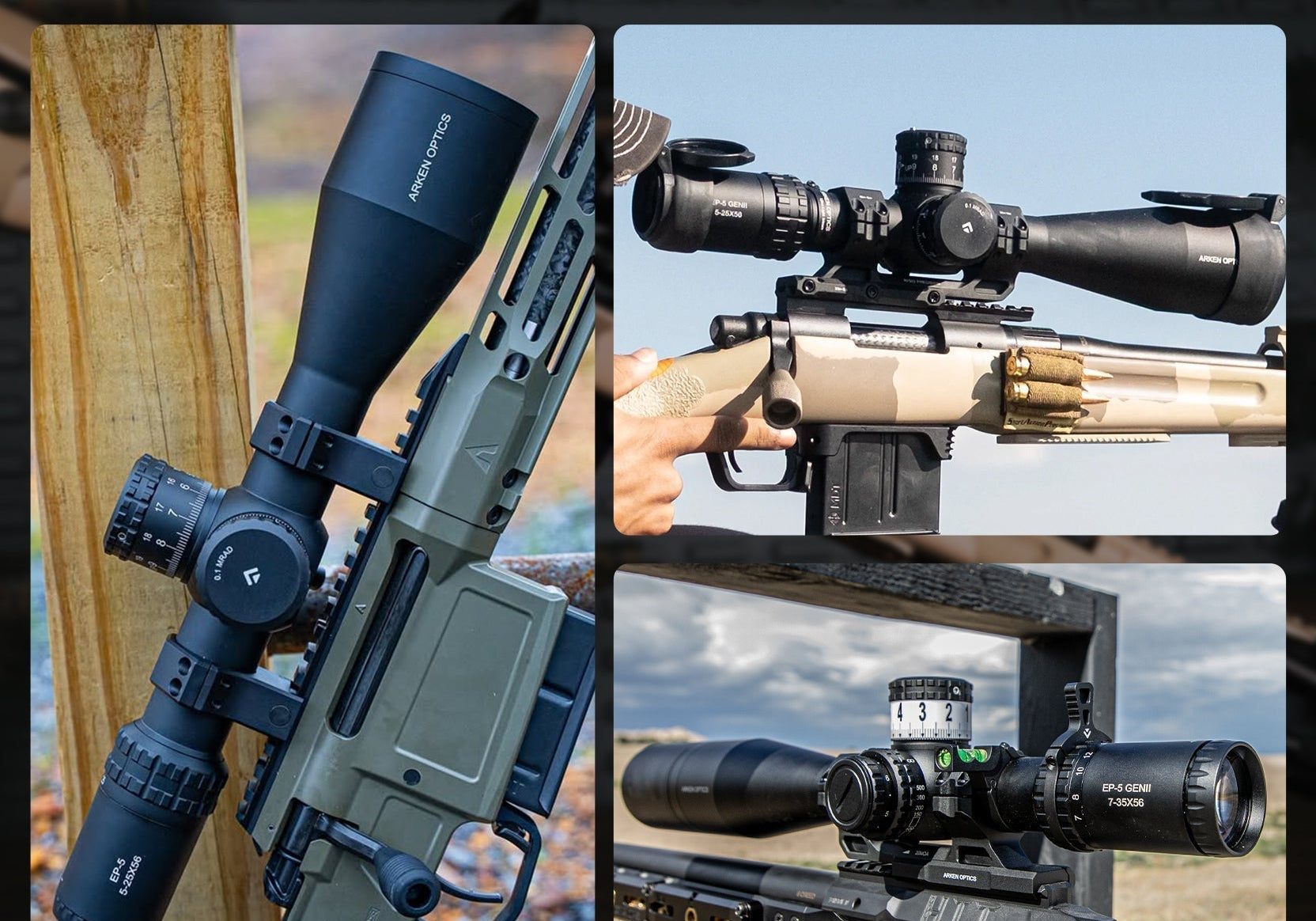 Arken EP-5 GENII 7-35x56 FFP vs GENII 5-25x56 FFP vs EP-5 5-25x56 FFP: How to Choose the Right Scope in the EP-5 Series