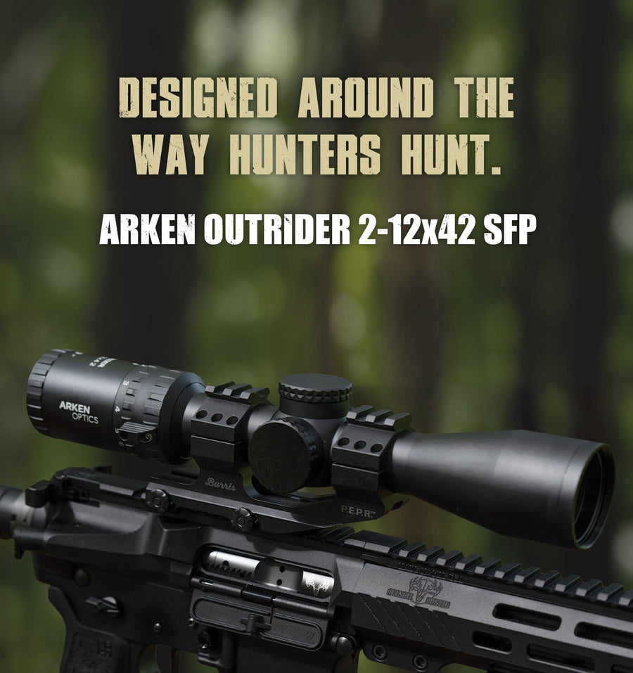 ARKEN OUTRIDER 2-12x42 SFP: Lightweight Precision for the Hunt