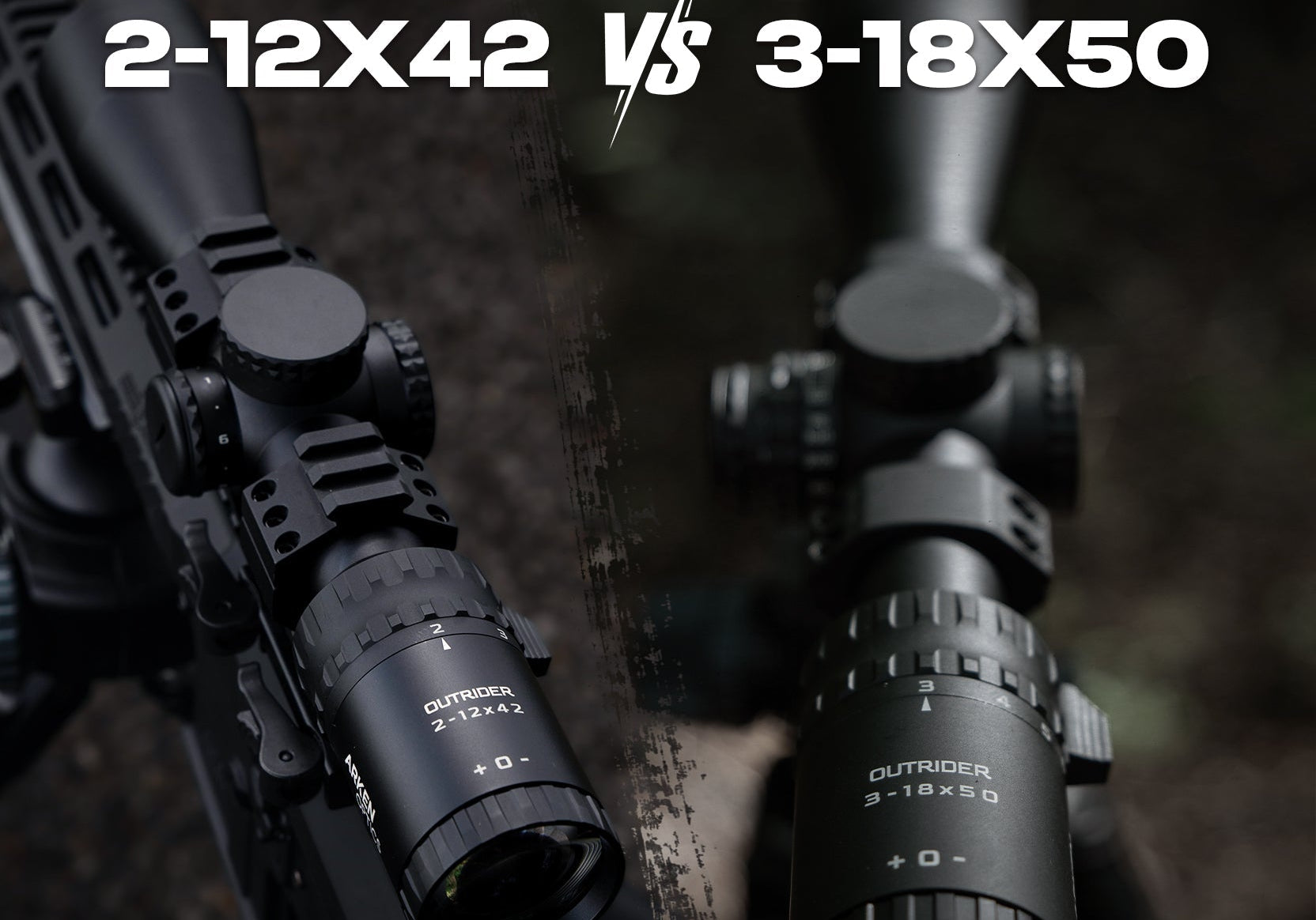 OUTRIDER 3-18x50 vs 2-12x42: Which Hunting Scope Fits Your Style