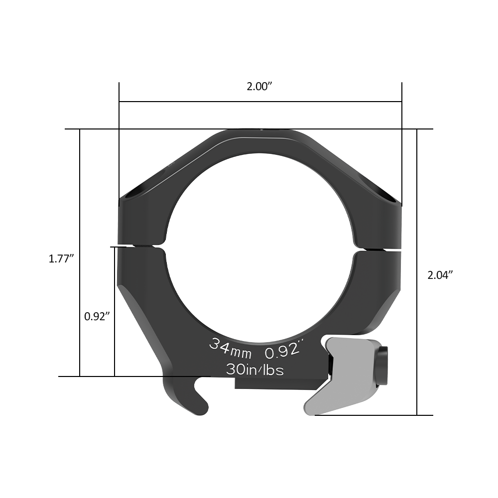 HALO Ti™ Titanium Scope Rings