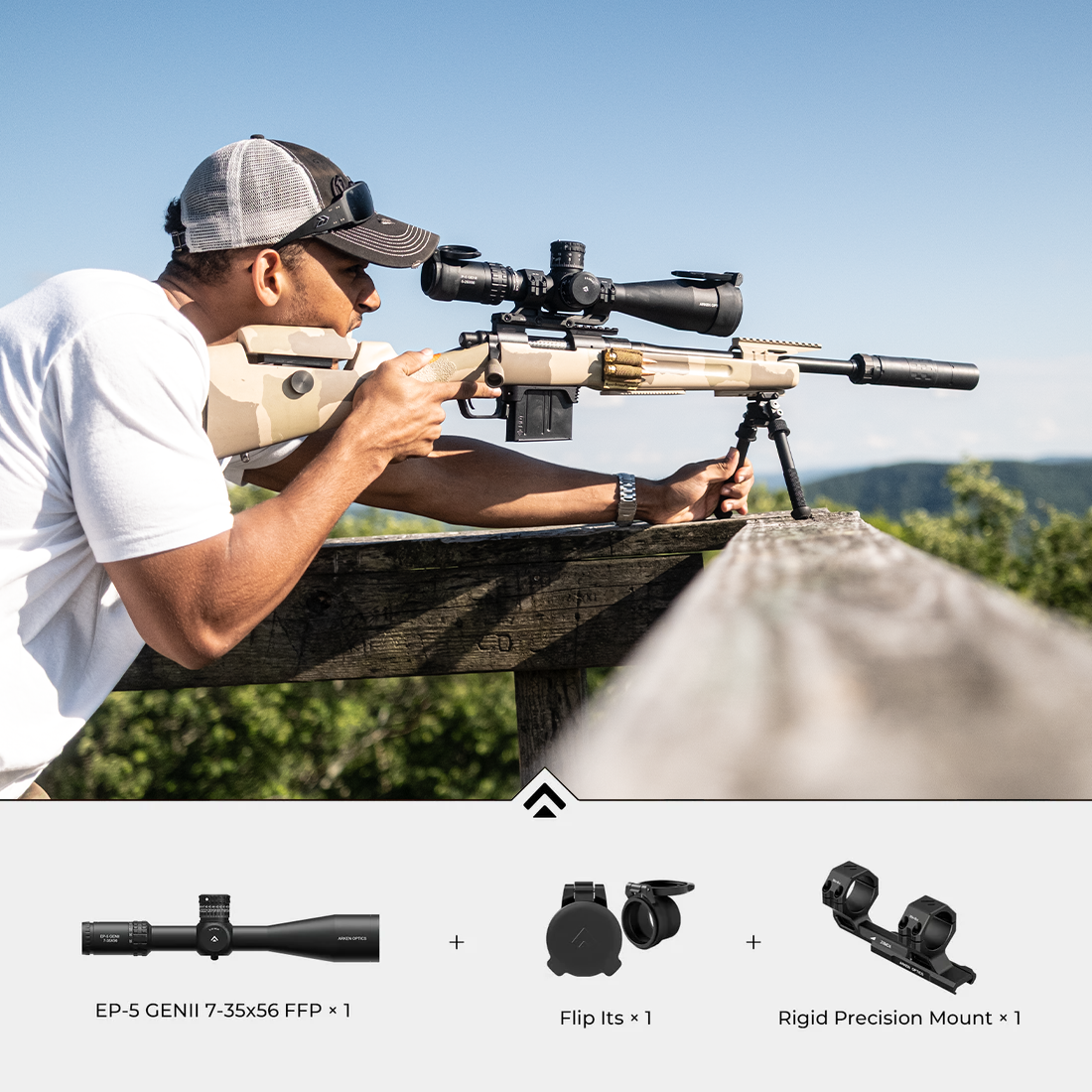 EP-5 GENII 7-35x56 FFP Bundle with Rigid Precision Mount