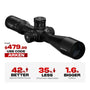 EP-5 GENII 5-25x56 FFP Illuminated VPR/TOR - Zero Stop - 34mm Tube