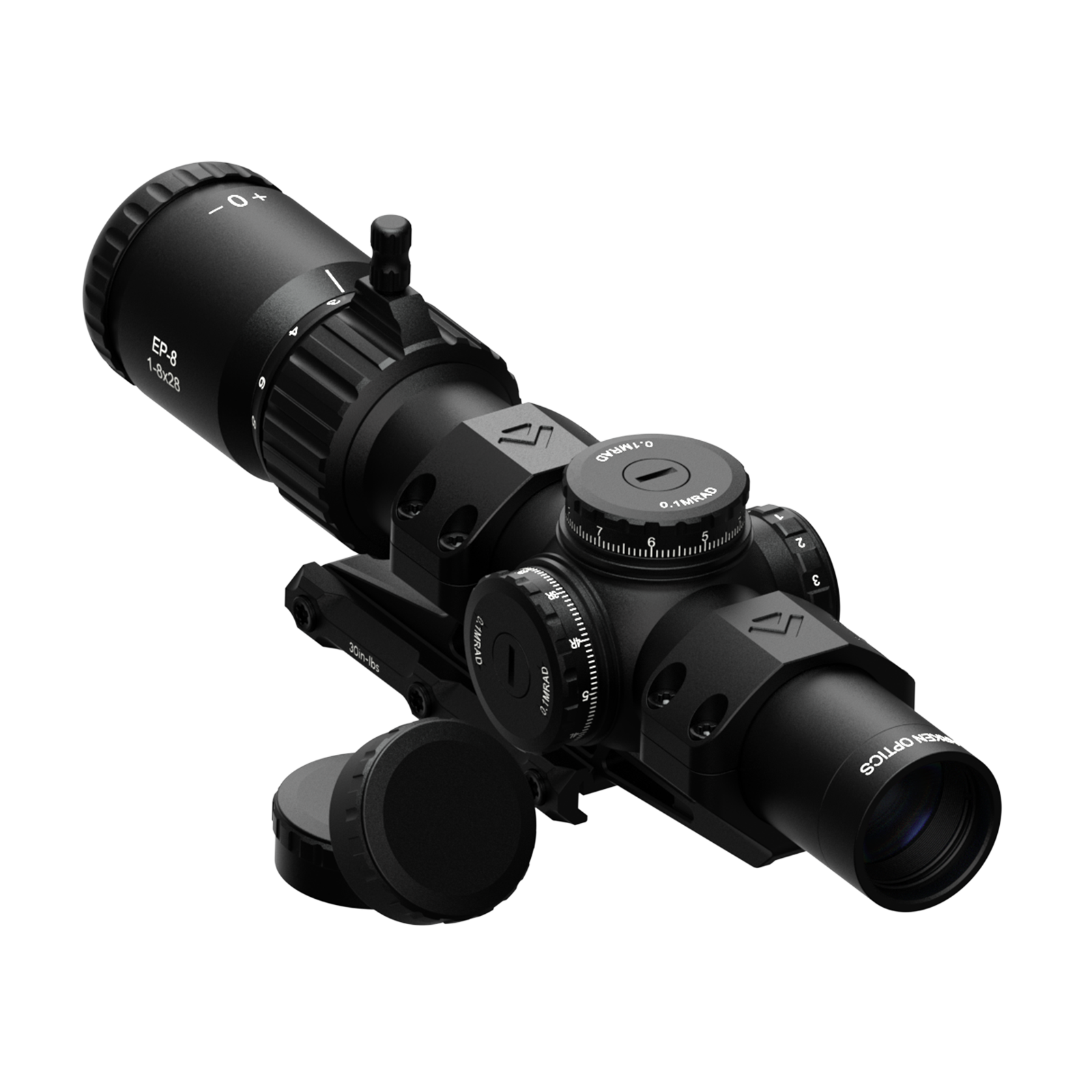 EP-8 1-8x28 FFP LPVO | Illuminated KLBOX | 34mm Tube