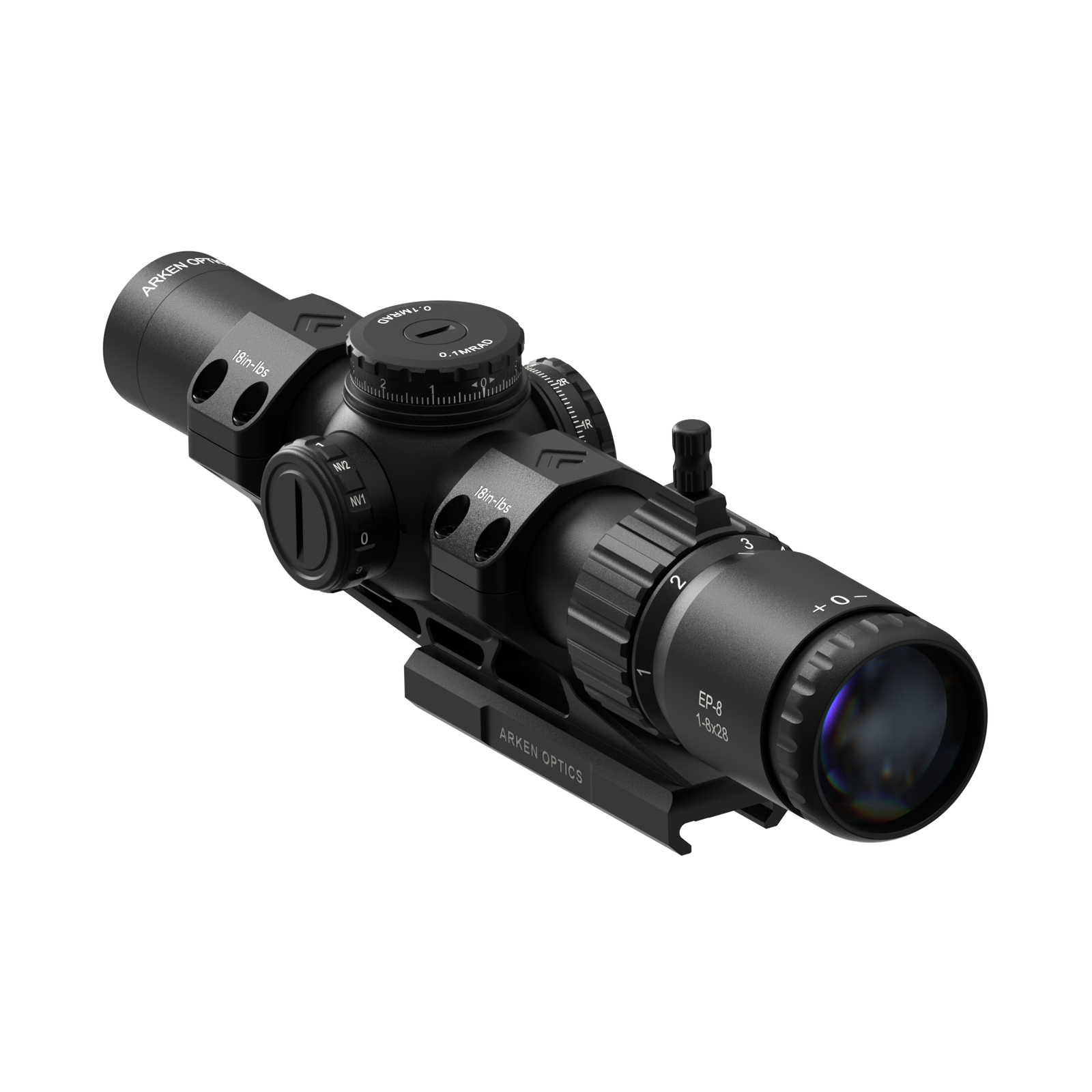 EP-8 1-8x28 FFP LPVO | Illuminated KLBOX | 34mm Tube