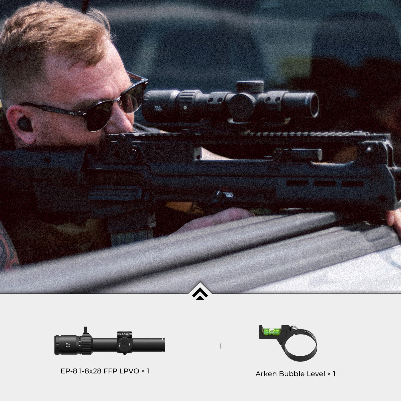LPVO / AR - EP-8 1-8x28 FFP LPVO Bundle