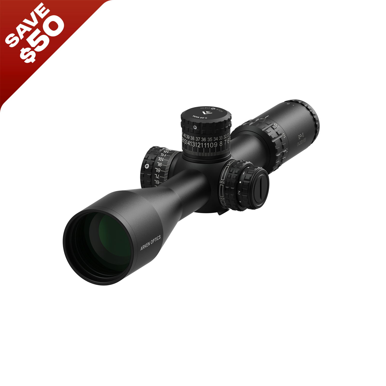 EP-5 5-25X56 FFP Illuminated VPR - Zero Stop - 34mm Tube