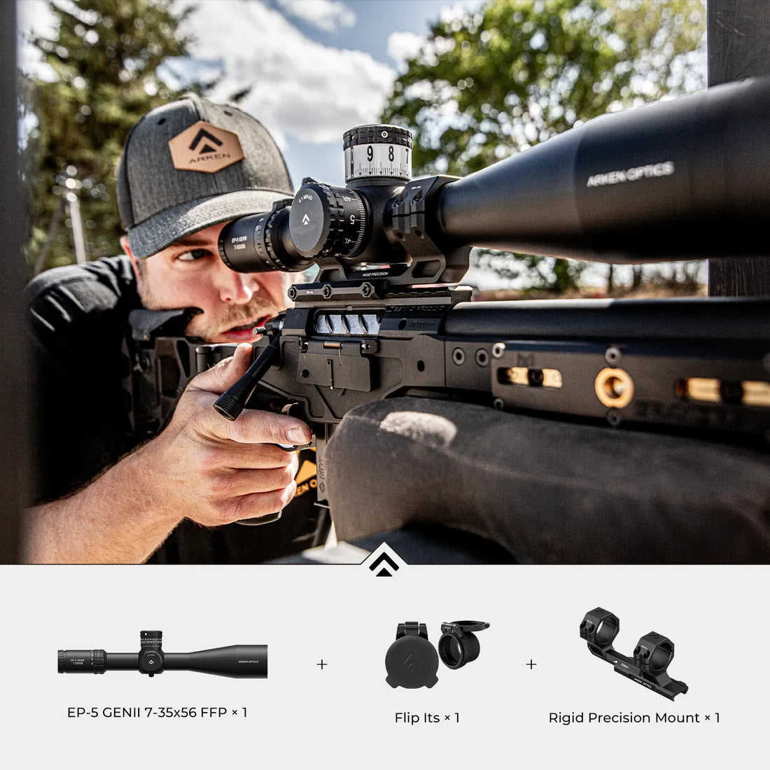 EP-5 GENII 7-35x56 FFP Bundle with Rigid Precision Mount
