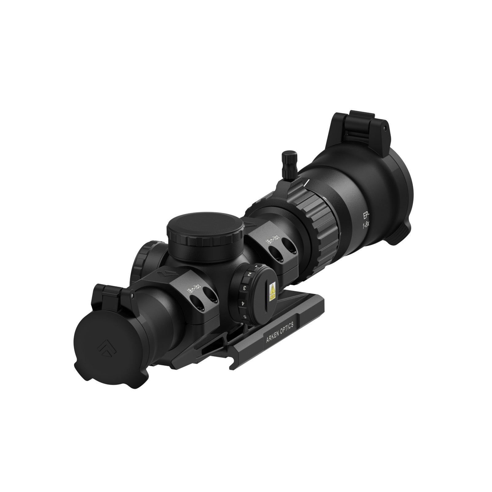 EP-8 1-8x28 FFP LPVO Bundle with Scope Mount - Illuminated KLGRID/KLBOX - 34mm Tube