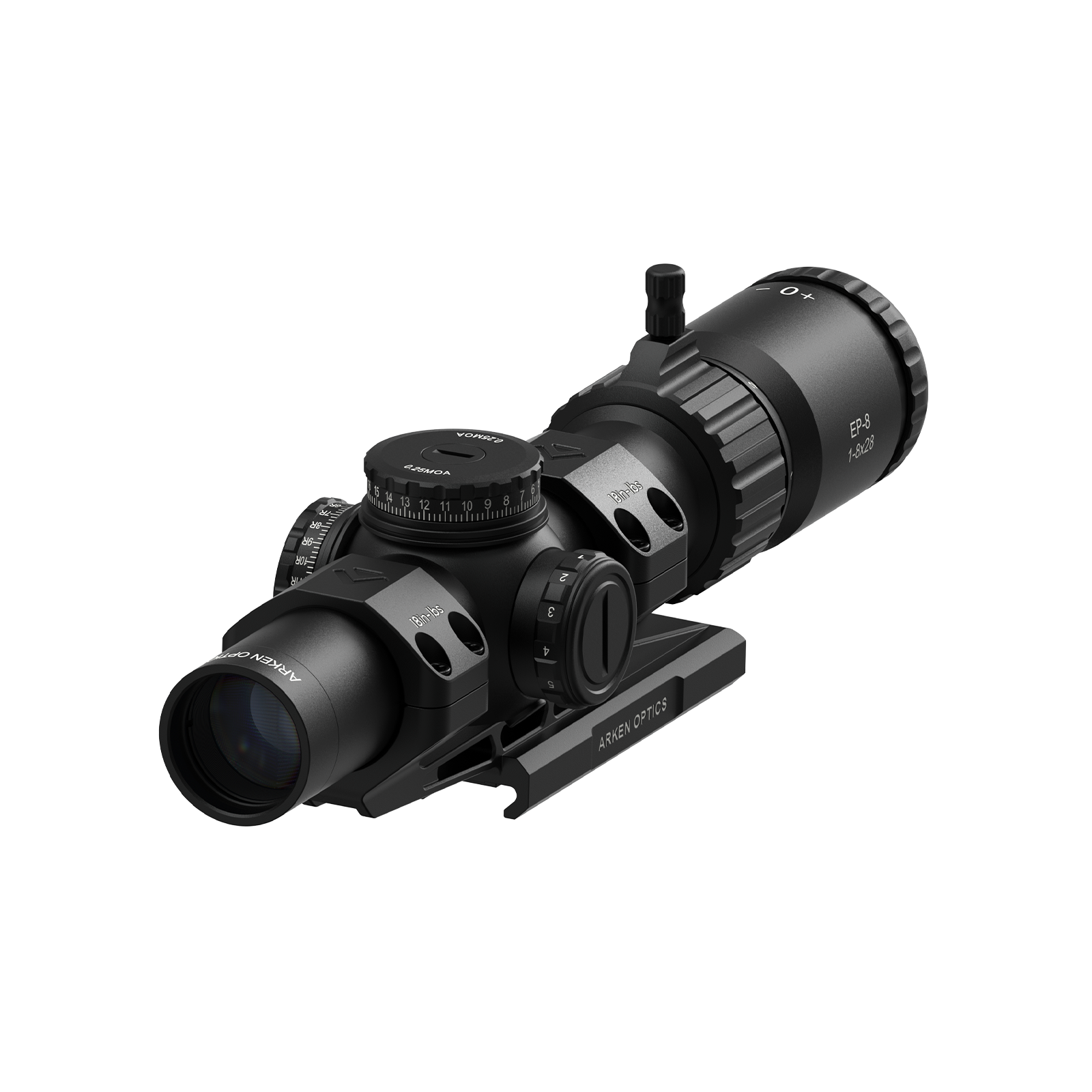 EP-8 1-8x28 FFP LPVO | Illuminated KLBOX | 34mm Tube