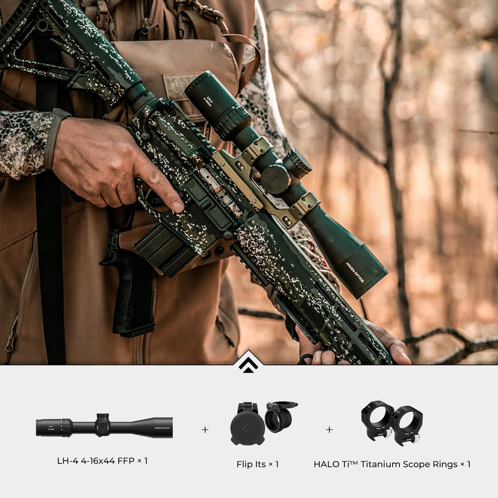 Lightweight Hunting - LH-4 4-16x44 FFP Bundle