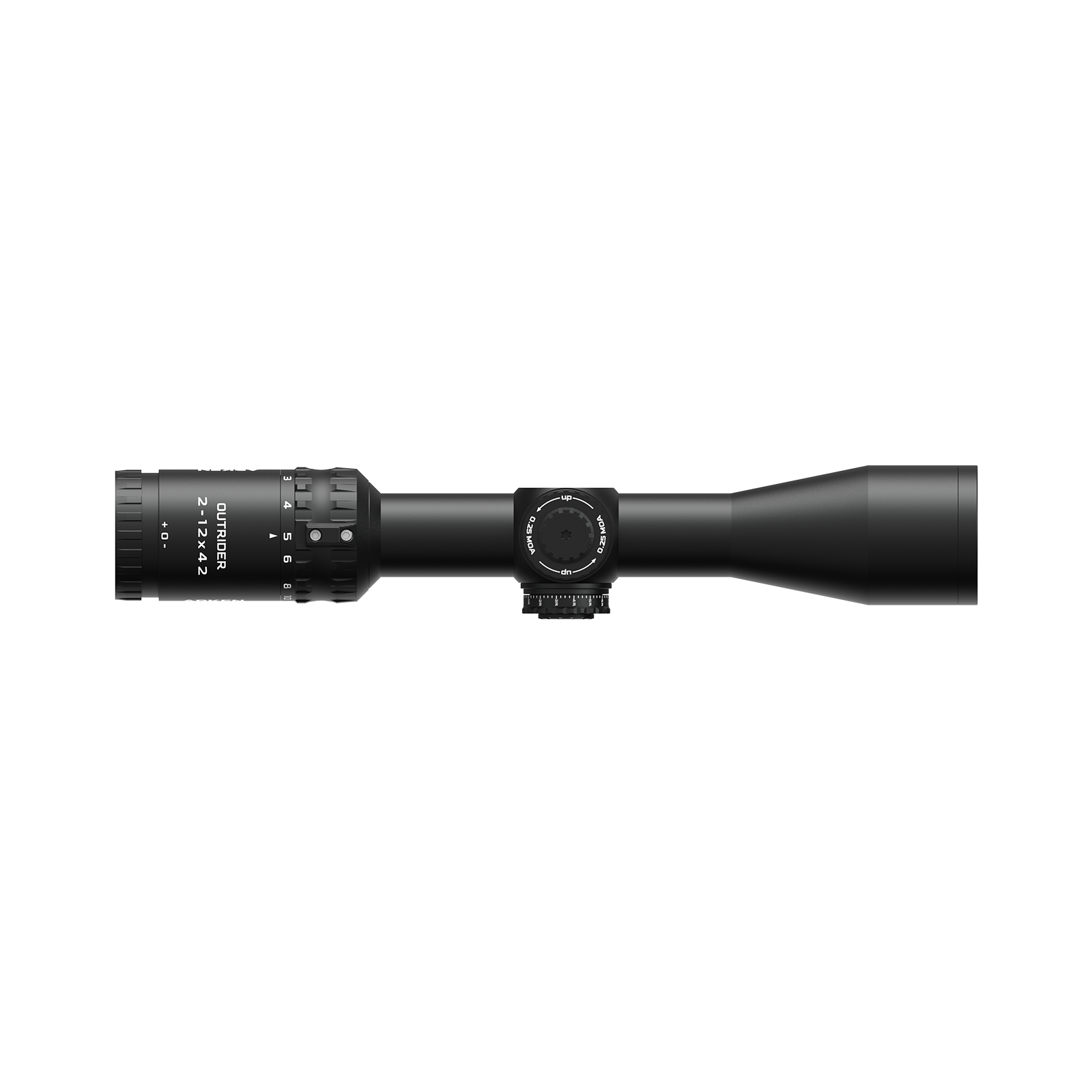 OUTRIDER 2-12x42 SFP Illuminated FDR / Non-Illuminated DLR - 30mm Tube
