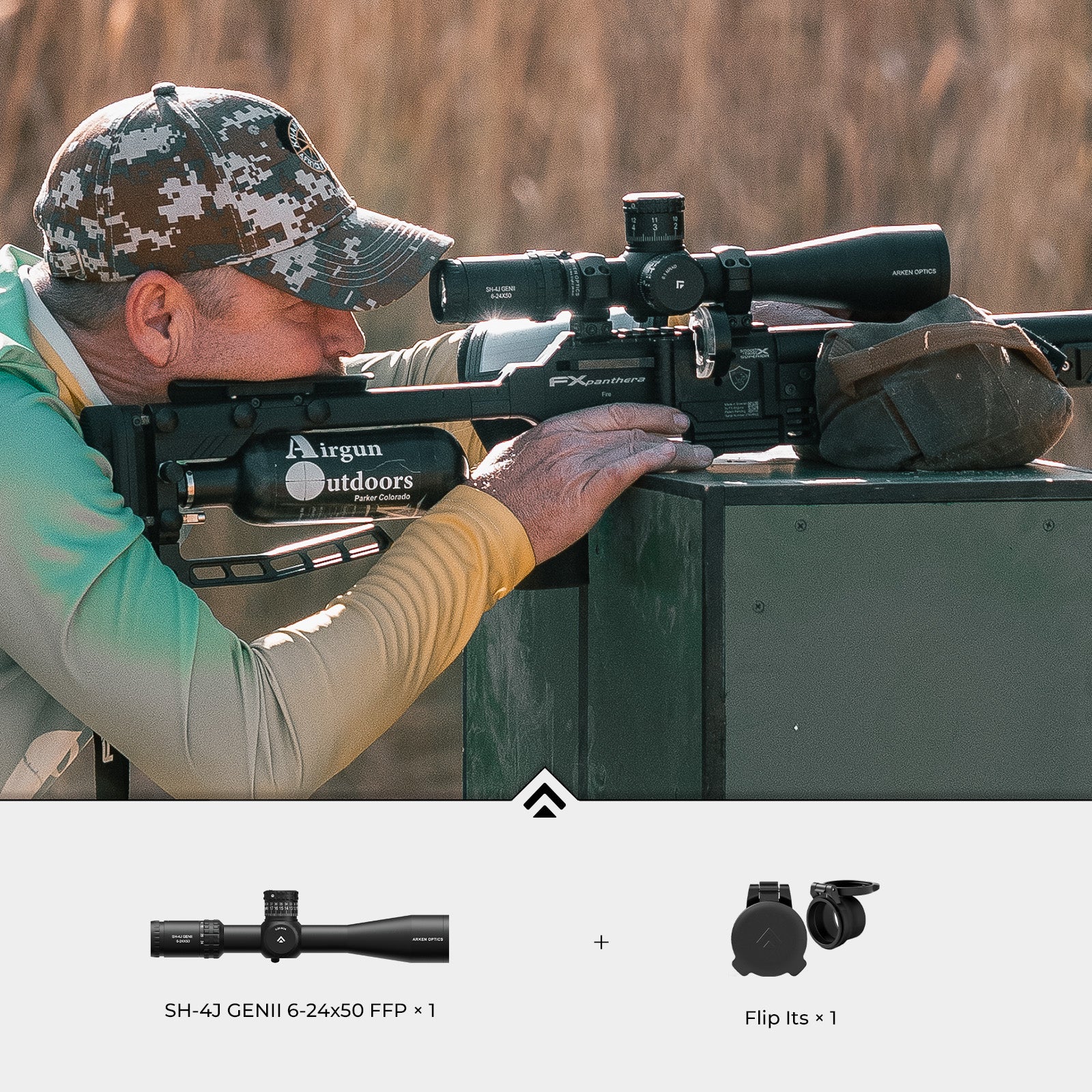 Long Range Precision - SH-4J GENII 6-24x50 FFP Bundle