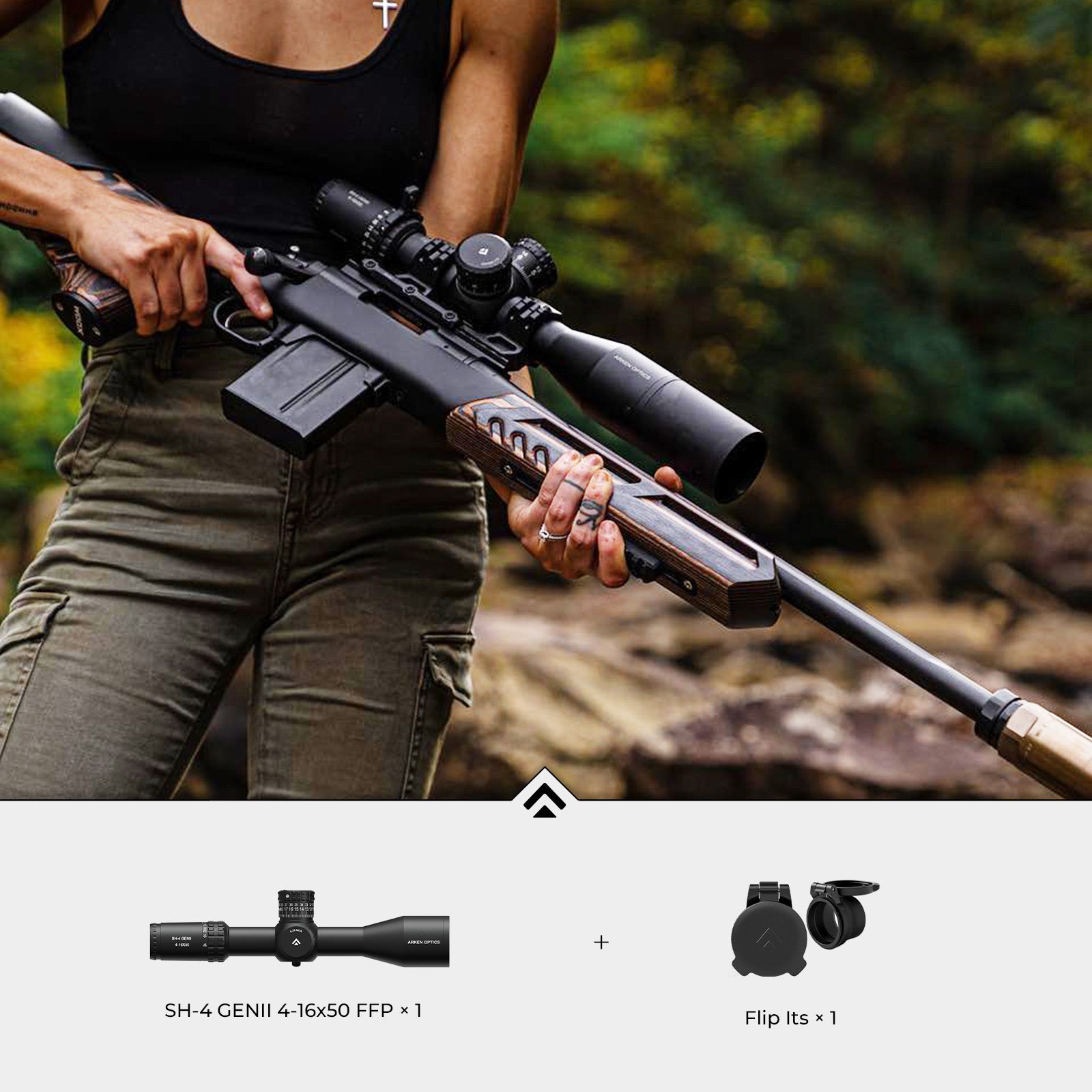 Long Range Precision - SH-4 GENII 4-16x50 FFP Bundle