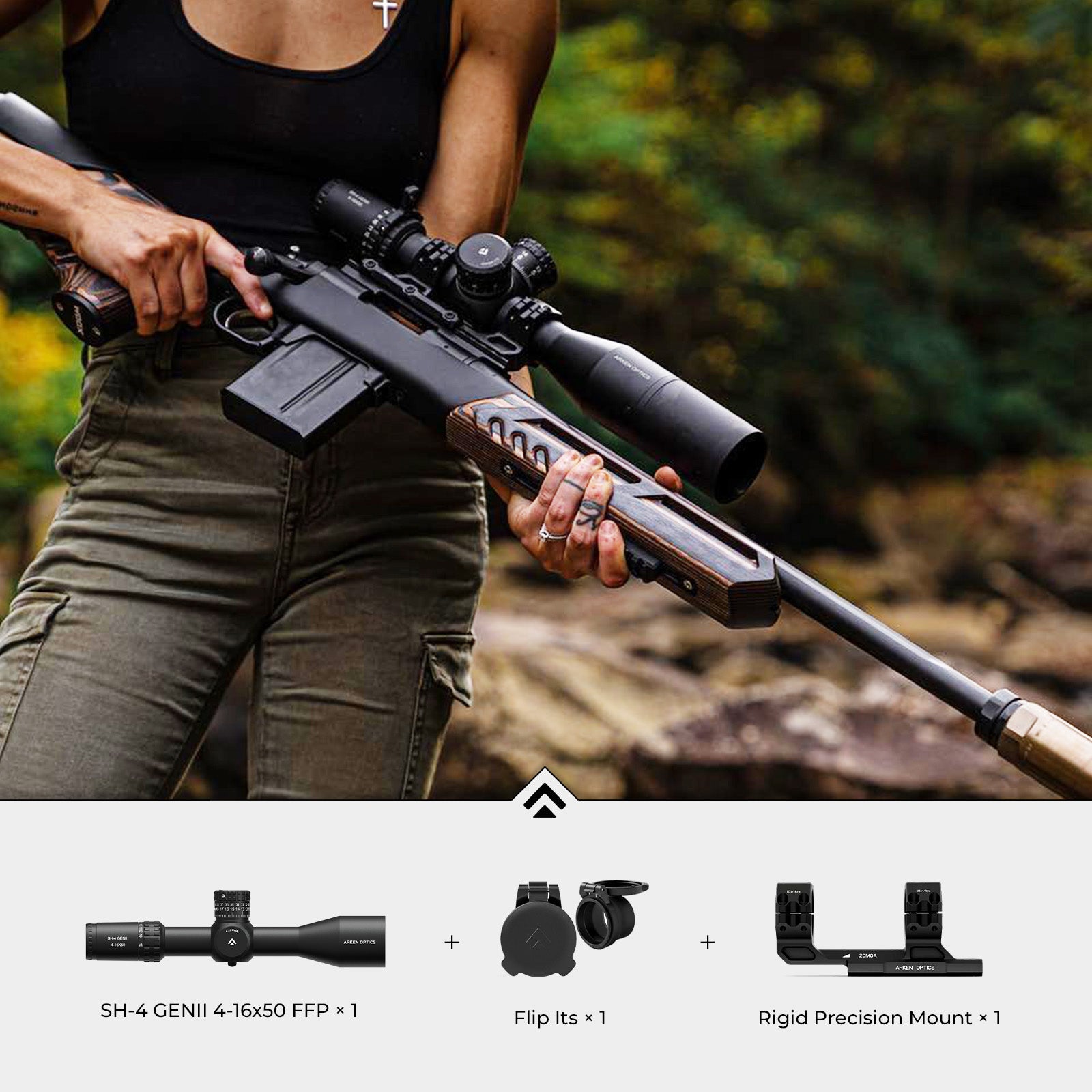 SH-4 GENII 4-16x50 FFP Bundle