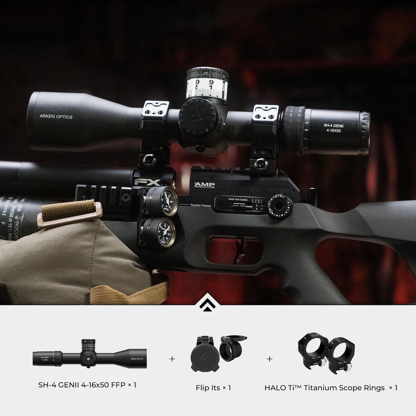 SH-4 GENII 4-16x50 FFP Bundle