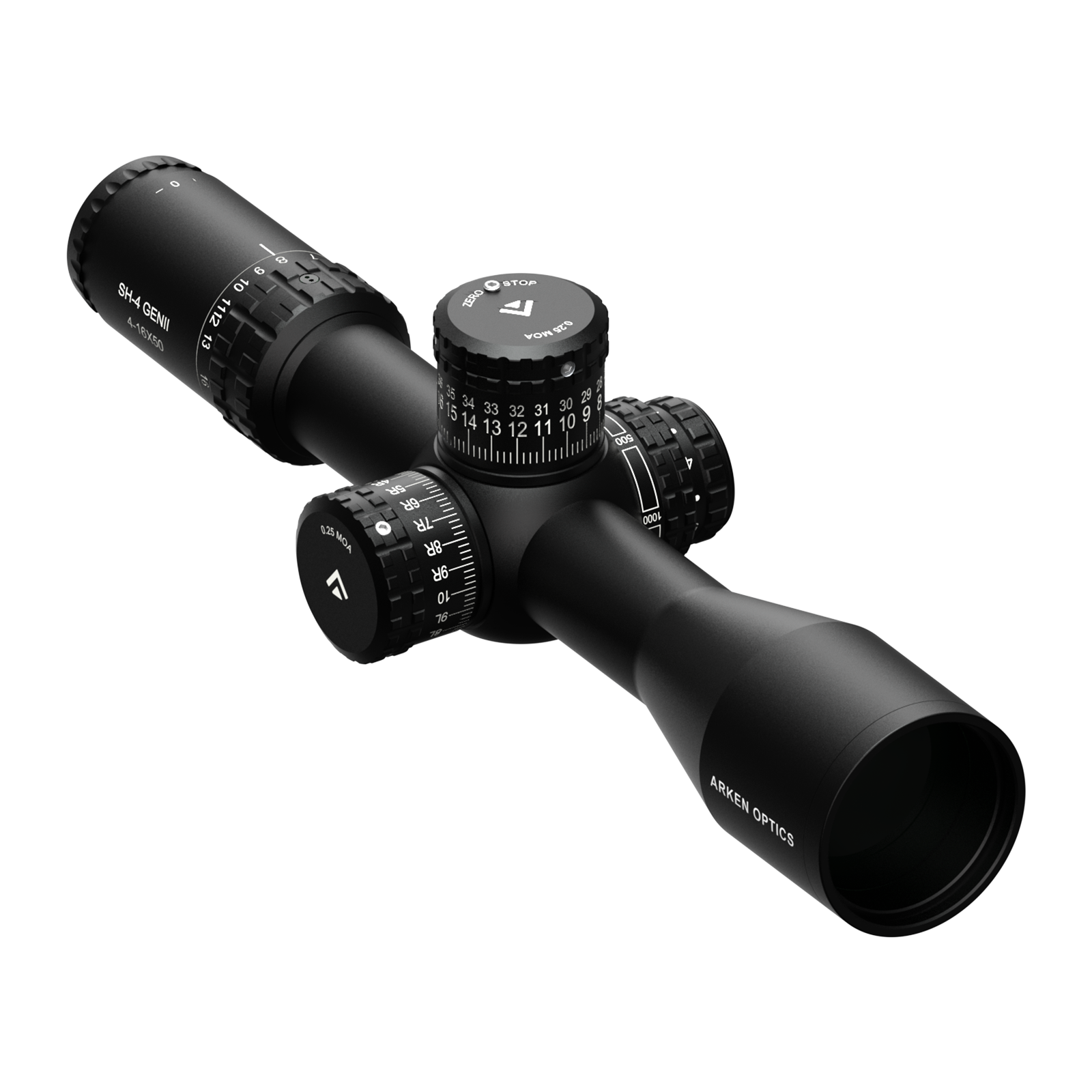 SH4 4-16X50 GEN2 FFP MIL VPR Illuminated Reticle with Zero Stop SH4 4-16X50 GEN2 FFP MIL VPR Illuminated Reticle with Zero Stop