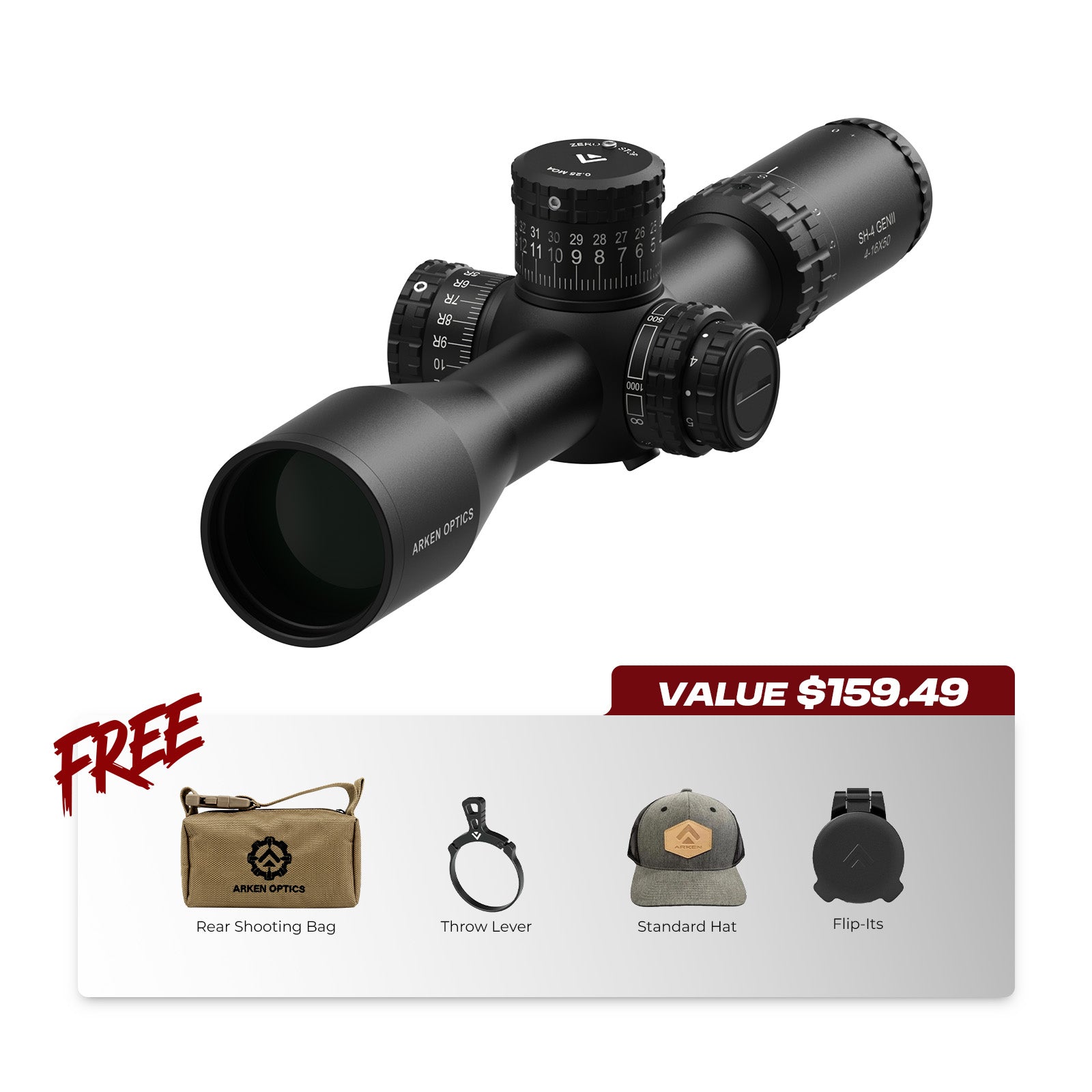 EPL-4 4-16X44 FFP Illuminated VHR/VPR - Zero Stop - 30mm Tube
