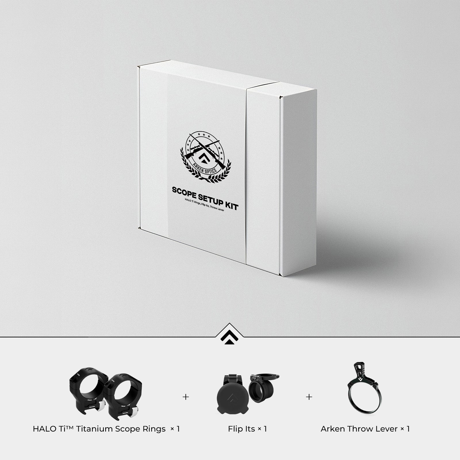 HALO Ti Rings, Flip-Its, Throw Lever